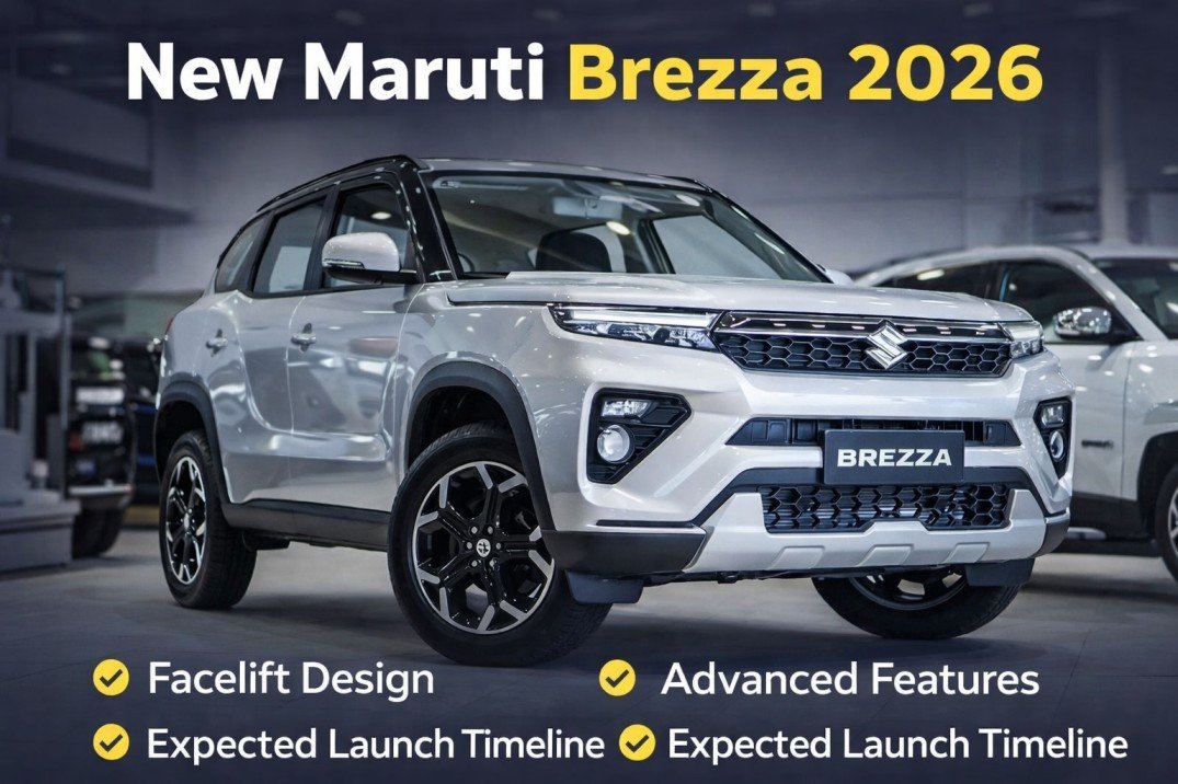 New Maruti Brezza 2026 SUV with updated design and premium features