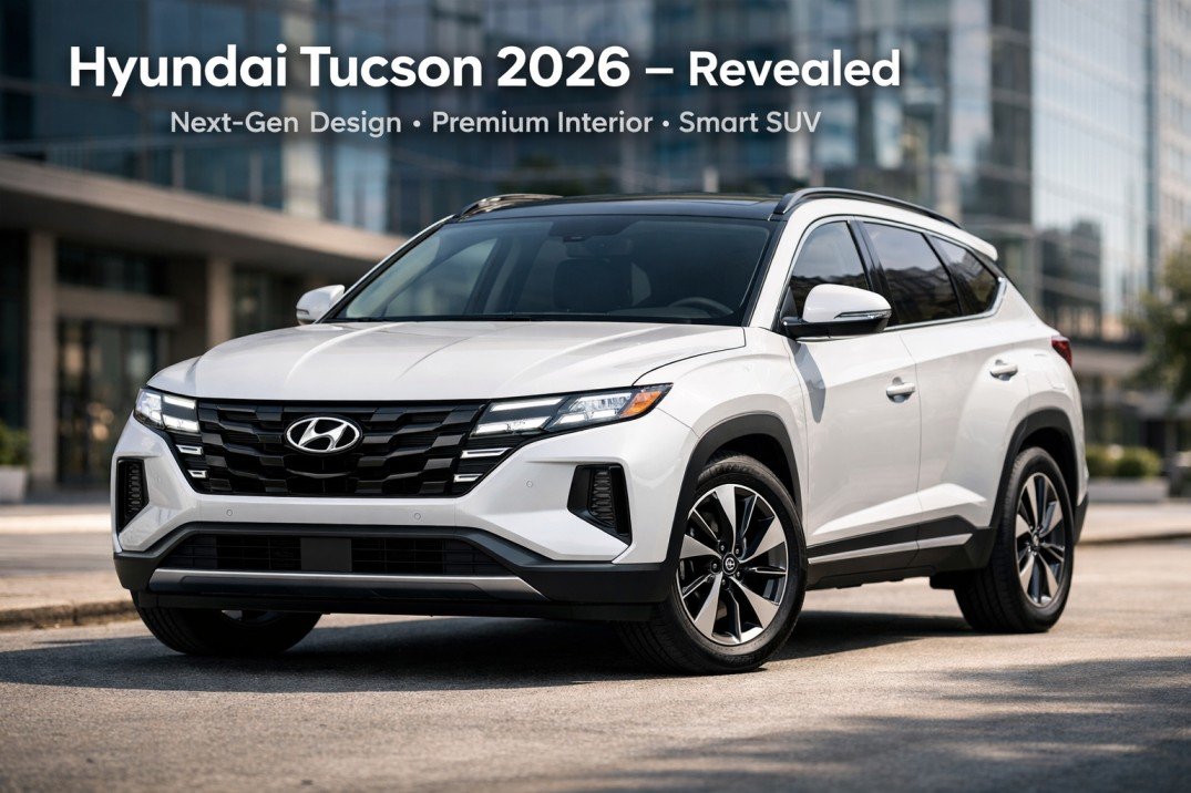 Hyundai Tucson 2026 next-generation SUV showcased with updated design and premium features