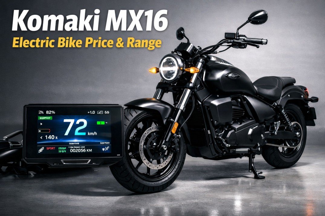 Komaki MX16 Electric Bike Price Range Features